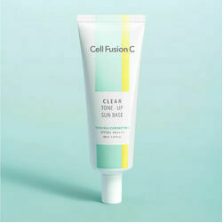 cell-fusion-c-clear-tone-up-sun-base-spf50-korigejosa-grima-baze-ar-spf50-40ml